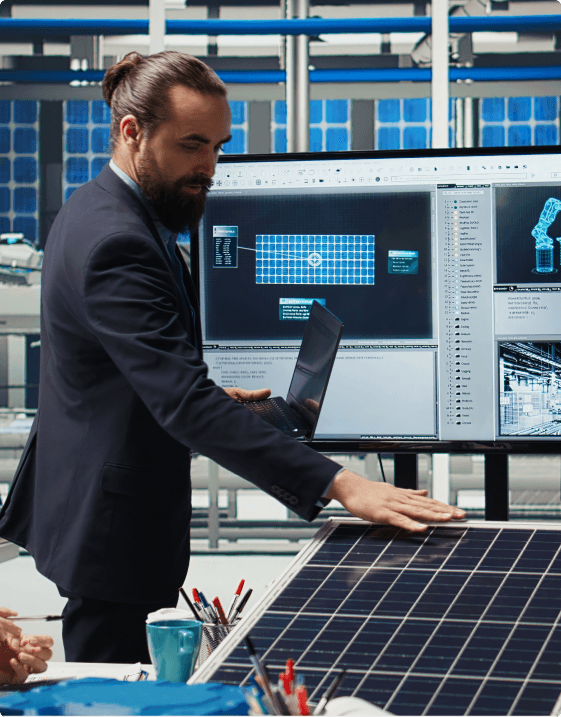 Industrial Grid Tied Solar System